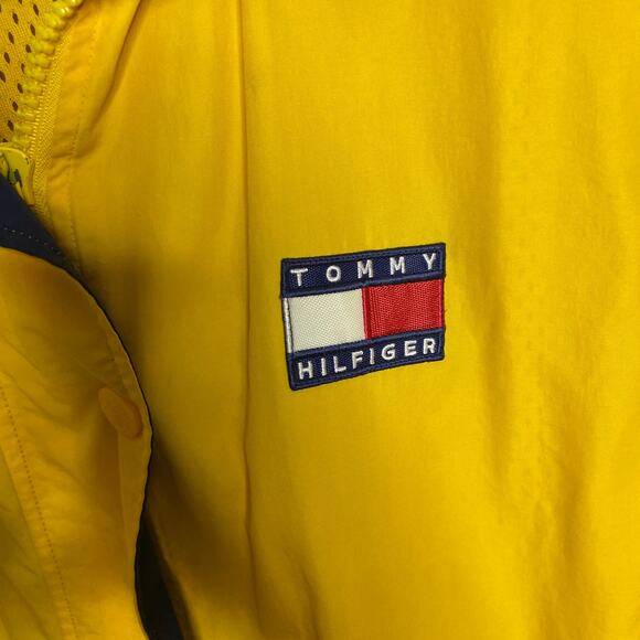 Tommy Hilfiger Snap Button Front Jacket Yellow Men's Size Medium - Picture 6 of 12